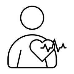 Health Support Outline Icon