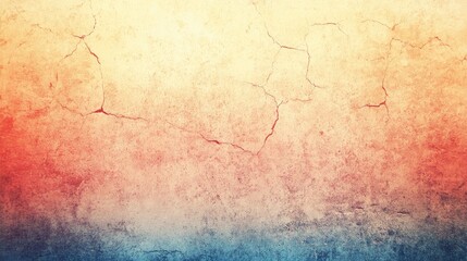 Cracked wall texture with a blend of warm colors.