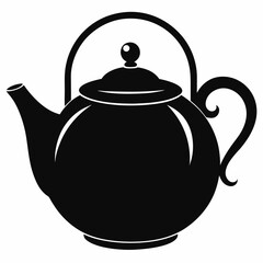 teapot isolated on white