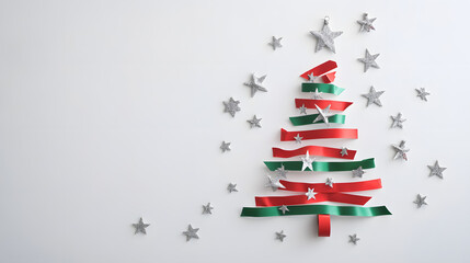 Minimalist style Christmas,Christmas, decoration, Christmas tree,holiday, xmas,winter, decorations,celebration, presents,gift, Santa Claus,ornaments,december,seasonal,art,happy,new year