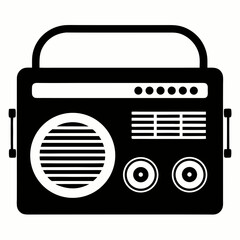 retro radio icon