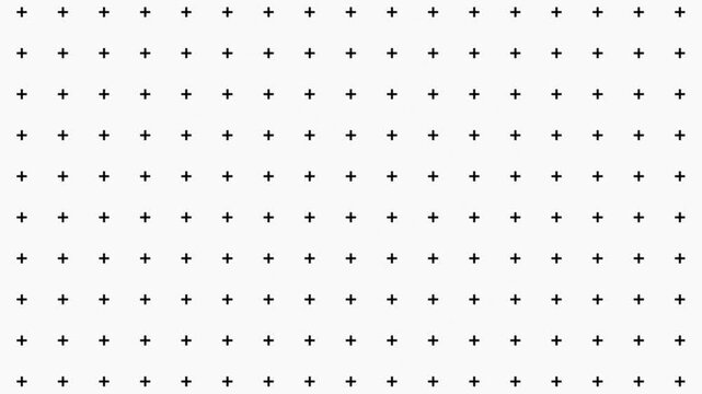 Pluse Sign Symbol Motion Graphic on White Background Loop