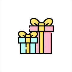 gift boxes vector illustration