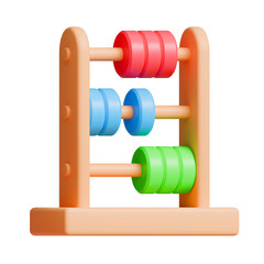 3D Hoop toy in cartoon style, transparent background