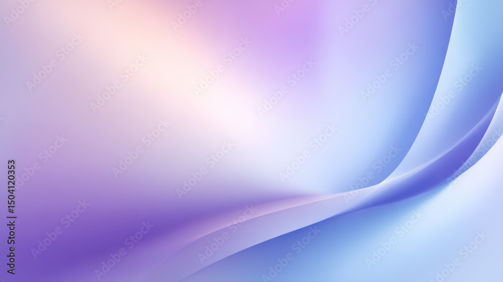 Fototapete Mesmerizing iridescent swirl with shimmering colors and fluid gradients, creating a dreamy and captivating visual effect ideal for contemporary art and design projects.
