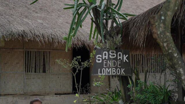 Sasak ende villages Lombok is a traditional villages in Lombok