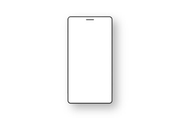 Smartphone realistic 3d design. Vector illustration 