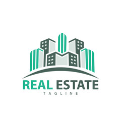 Fototapeta premium Real Estate Vector Logo Design And logo icon vector design. Rent, sale of real estate vector logo, real estate auction. Vector building logo.