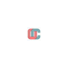 Initials Letter OC Logo
