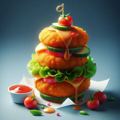 sandwich with tomato