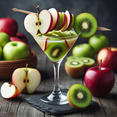 cocktail with fruits