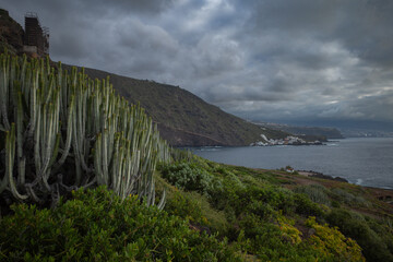 storm clouds over the ocean