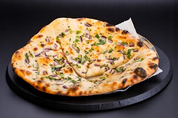 hot traditional indian naan