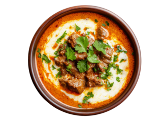 Malai gravy isolated, indian food culture