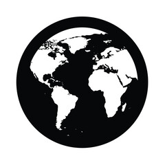 world vector icon illustration