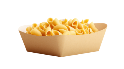 Fun Shaped Pasta Box Flat No Sha  isolated on a transparent background