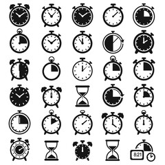 set of clocks