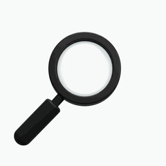 magnifying glass vector illustration