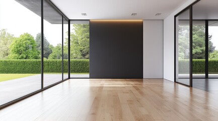 Fototapeta premium Modern, empty space with expansive views