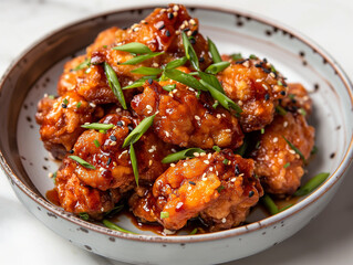 Fototapeta premium fried chicken wings