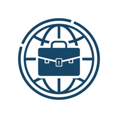 travel flat icon with shadow
