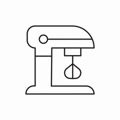 mixer food processor appliances icon sign vector
