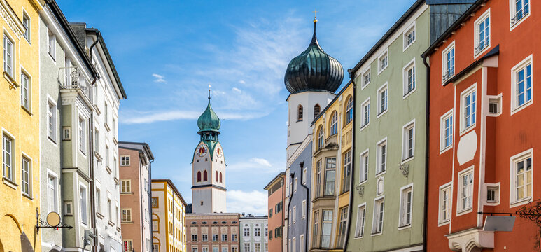 old town of Rosenheim - bavaria