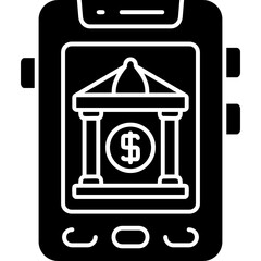 Obraz premium Bank App Icon