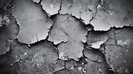 Obraz premium Rough concrete wall surface with chipped paint
