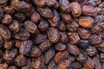 Texture of dates. Background of large dates for design