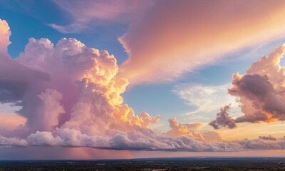 노을 붉은노을 멋진하늘