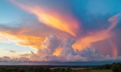 노을 붉은노을 멋진하늘