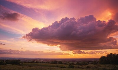 노을 붉은노을 멋진하늘