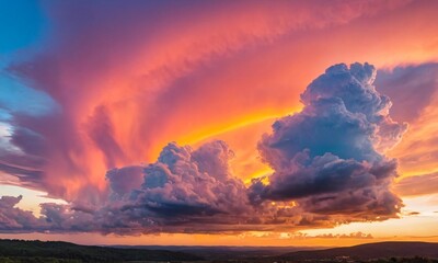 노을 붉은노을 멋진하늘