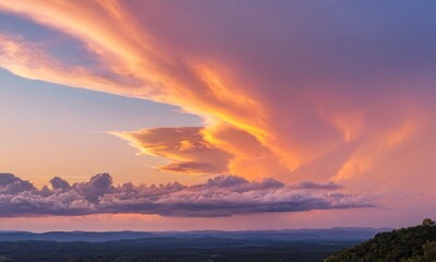 노을 붉은노을 멋진하늘