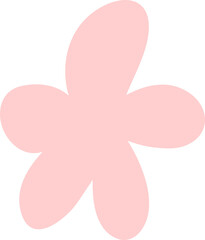 Soft Hand Drawn Abstract Petal Cluster