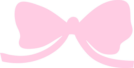 Elegant Hand Drawn Looped Ribbon Bow