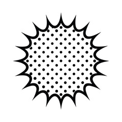 Halftone Comic Dots Background