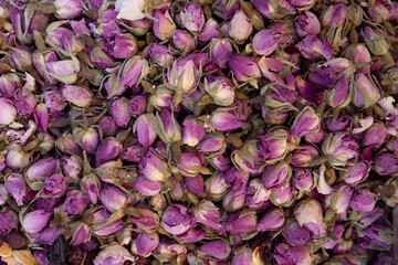 Traditional Natural Turkish Herbal Tea. Natural Floral Herbal Tea Background
