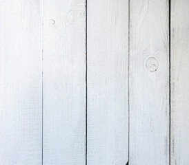 White Wooden Planks Background