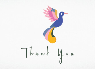 Thank You Card – Cute Printable Template