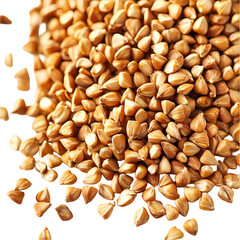 Organic Buckwheat Groats A Nutritious Harvest isolated on transparent background