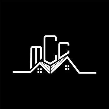 MCC Real State logo design, MCC simple and modern logo. MCC luxurious alphabet design