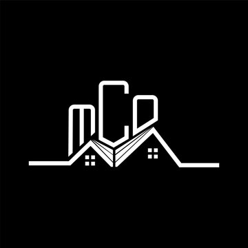 MCO Real State logo design, MCO simple and modern logo. MCO luxurious alphabet design