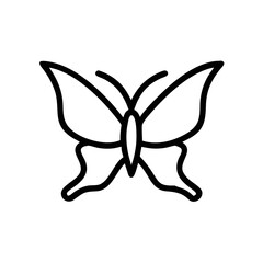 Butterfly Line Icon for Nature, Insect, and Wildlife Design