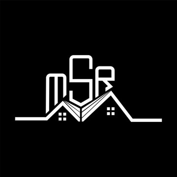MSR Real State logo design, MSR simple and modern logo. MSR luxurious alphabet design