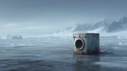 A time-traveling washing machine stuck in prehistoric Antarctica