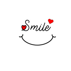smile and heart