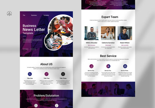 Business News Letter Template