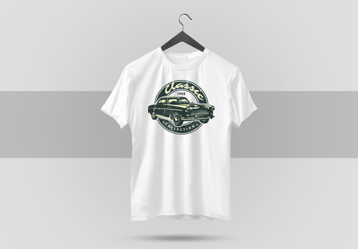 Classic Vintage Car T Shirt Design